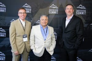 Todd Sheppard, Louis Mosca, and Michael Lockey at Cottingham & Butler Transportation Summit