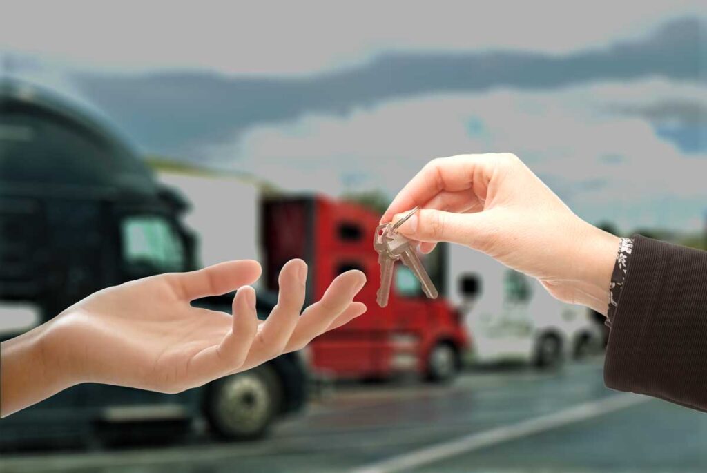 Trucking succession plan. Handing the keys of the business to new ownership